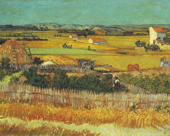 Vincent Van Gogh The Harvest, Arles Sweden oil painting art